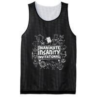 Creator Ink Inanimate Insanity Black And White Mesh Reversible Basketball Jersey Tank