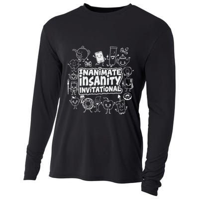 Creator Ink Inanimate Insanity Black And White Cooling Performance Long Sleeve Crew