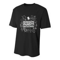 Creator Ink Inanimate Insanity Black And White Youth Performance Sprint T-Shirt