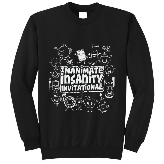 Creator Ink Inanimate Insanity Black And White Tall Sweatshirt