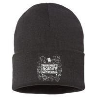 Creator Ink Inanimate Insanity Black And White Sustainable Knit Beanie