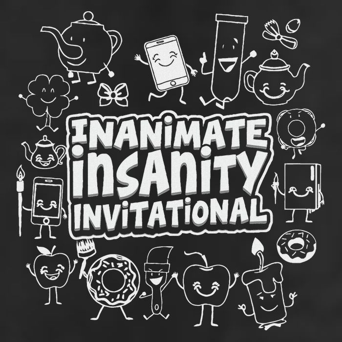 Creator Ink Inanimate Insanity Black And White 25L Jumbo Tote
