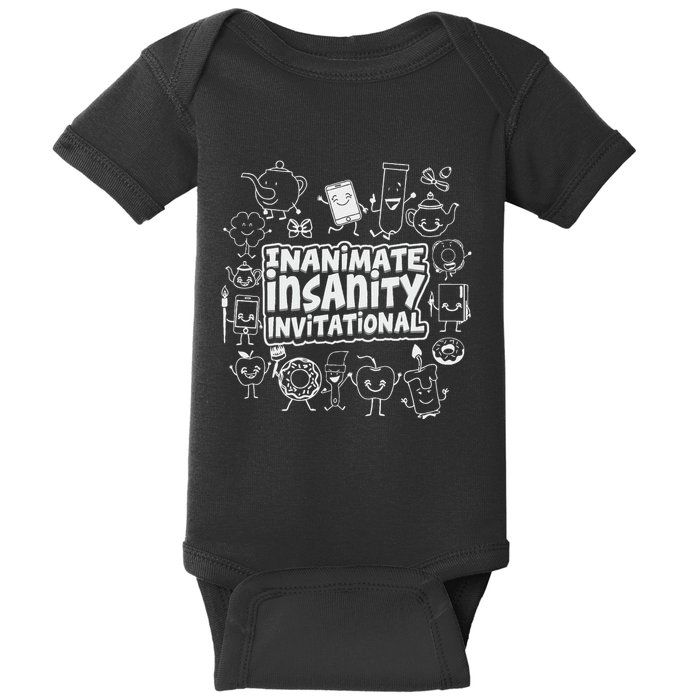 Creator Ink Inanimate Insanity Black And White Baby Bodysuit