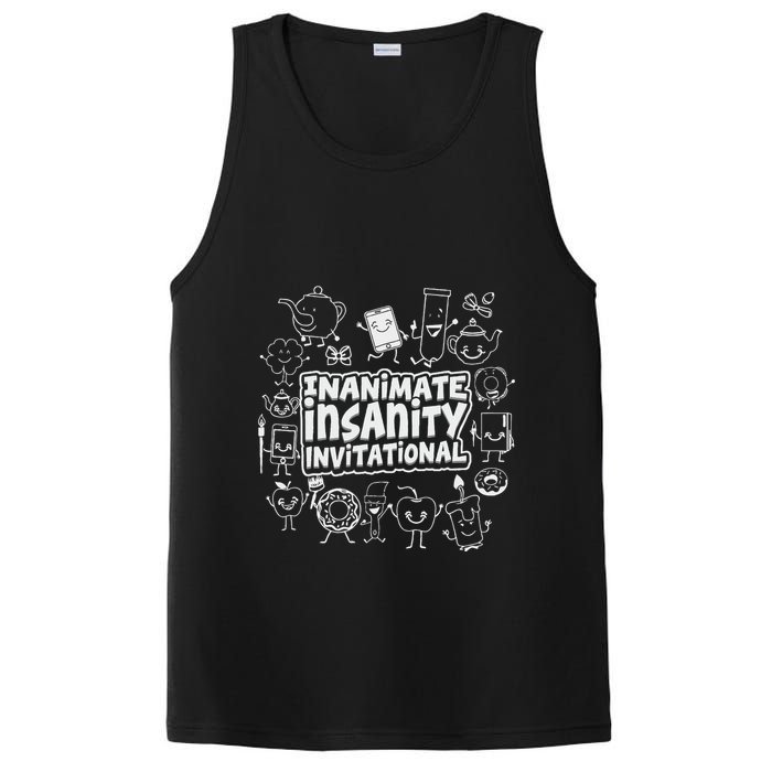 Creator Ink Inanimate Insanity Black And White PosiCharge Competitor Tank