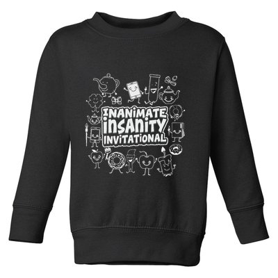 Creator Ink Inanimate Insanity Black And White Toddler Sweatshirt