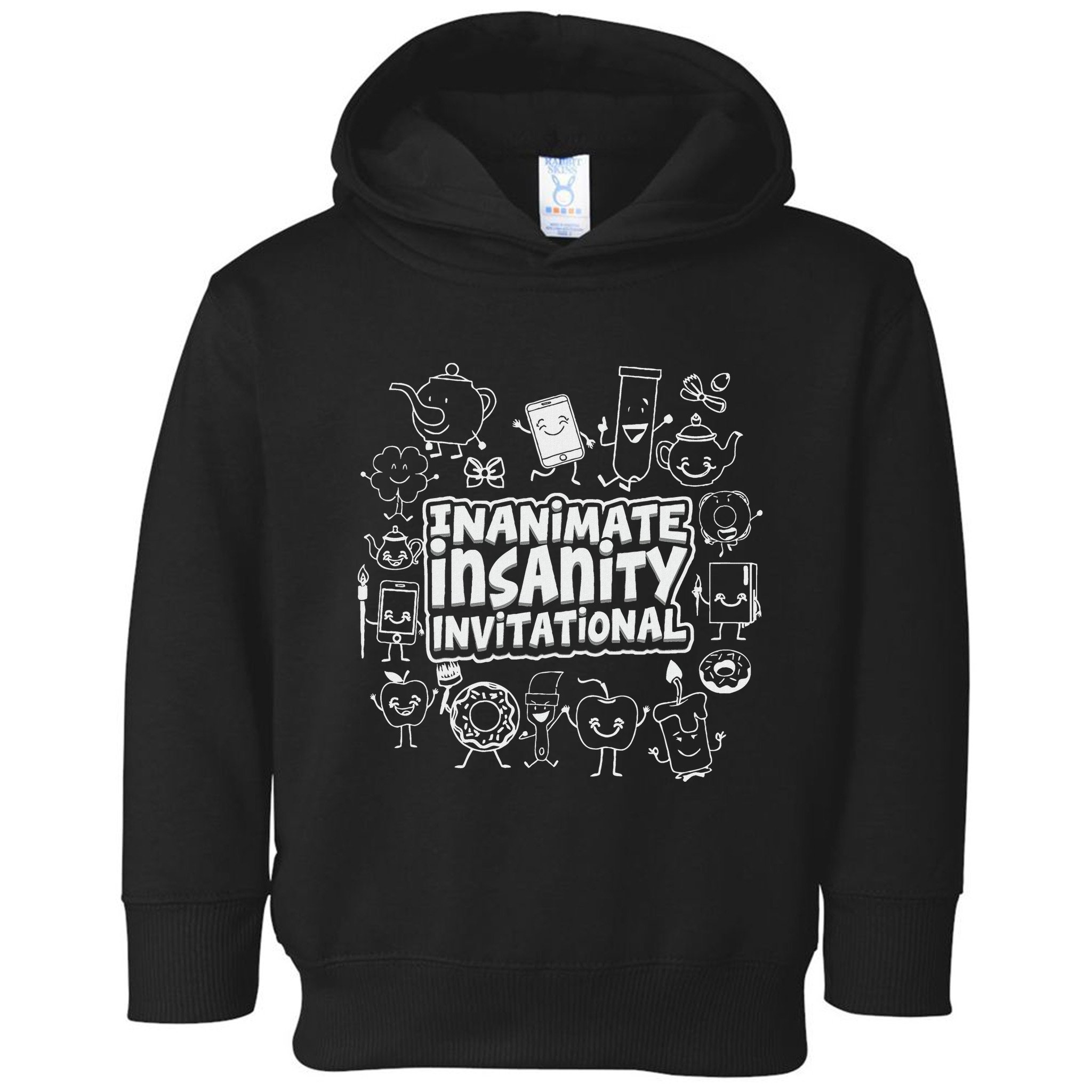 Creator Ink Inanimate Insanity Black And White Toddler Hoodie