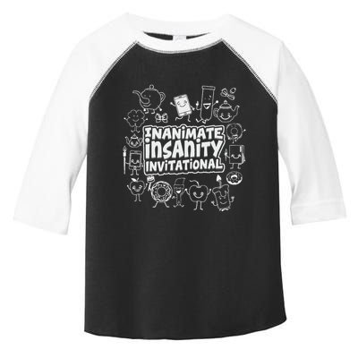 Creator Ink Inanimate Insanity Black And White Toddler Fine Jersey T-Shirt