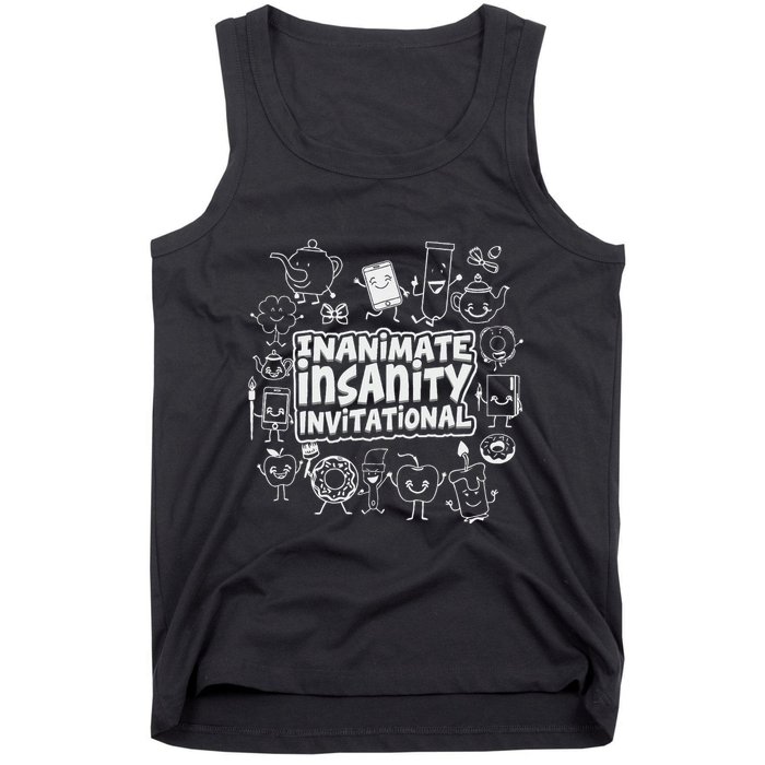 Creator Ink Inanimate Insanity Black And White Tank Top