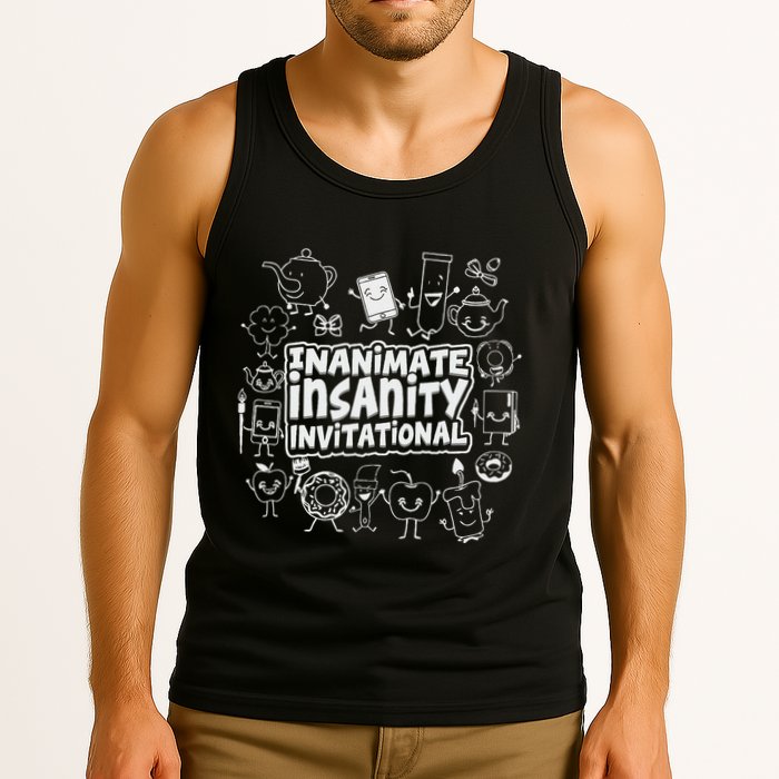 Creator Ink Inanimate Insanity Black And White Tank Top