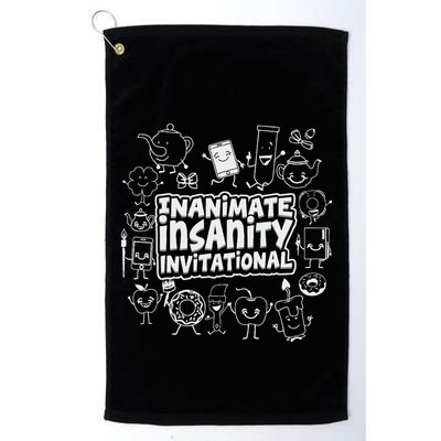Creator Ink Inanimate Insanity Black And White Golf Towel