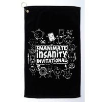 Creator Ink Inanimate Insanity Black And White Golf Towel