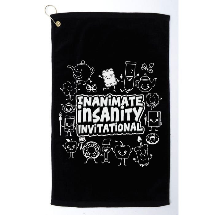 Creator Ink Inanimate Insanity Black And White Golf Towel