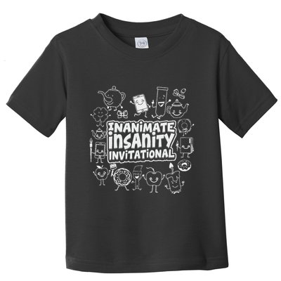 Creator Ink Inanimate Insanity Black And White Toddler T-Shirt