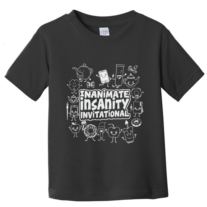 Creator Ink Inanimate Insanity Black And White Toddler T-Shirt
