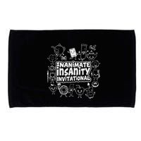 Creator Ink Inanimate Insanity Black And White Microfiber Hand Towel