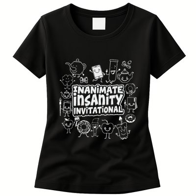 Creator Ink Inanimate Insanity Black And White Womens T-Shirt