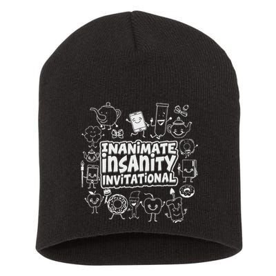 Creator Ink Inanimate Insanity Black And White Short Acrylic Beanie