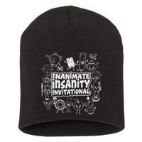 Creator Ink Inanimate Insanity Black And White Short Acrylic Beanie