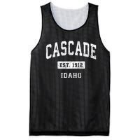 Cascade Idaho Id Vintage Sports Established Mesh Reversible Basketball Jersey Tank