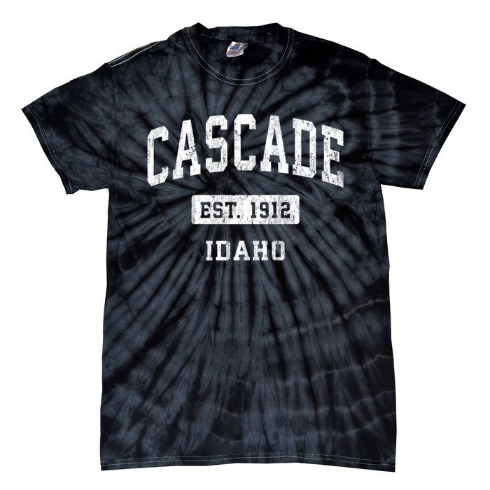 Cascade Idaho Id Vintage Sports Established Tie-Dye T-Shirt