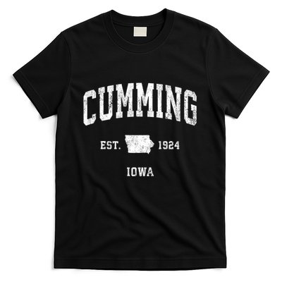 Cumming Iowa Ia Vintage Athletic Sports T-Shirt