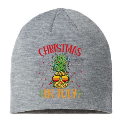 Christmas In July Pineapple Summer Holiday Sustainable Beanie