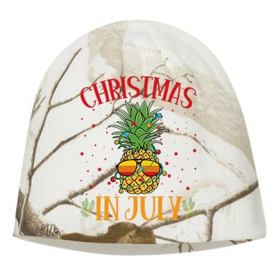 Christmas In July Pineapple Summer Holiday Kati - Camo Knit Beanie