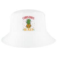 Christmas In July Pineapple Summer Holiday Cool Comfort Performance Bucket Hat