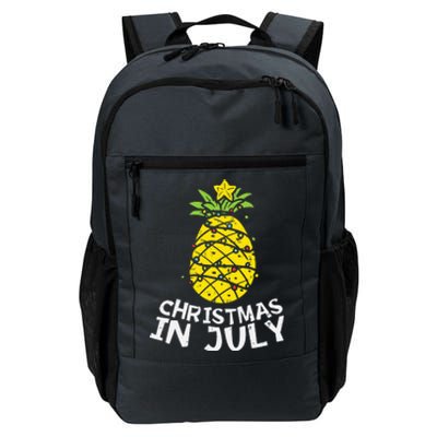 Christmas In July Pineapple Xmas Tree Summer Daily Commute Backpack