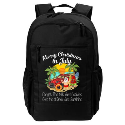 Christmas In July Pool Party Santa Vacation Daily Commute Backpack