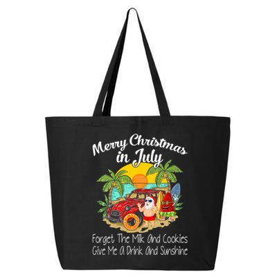 Christmas In July Pool Party Santa Vacation 25L Jumbo Tote