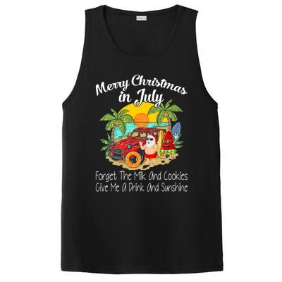 Christmas In July Pool Party Santa Vacation PosiCharge Competitor Tank