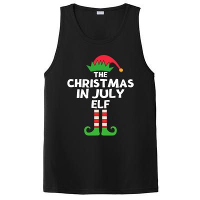 Christmas In July Elf Summer Beach Vacation Party Pajama PosiCharge Competitor Tank