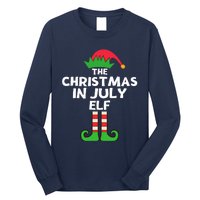 Christmas In July Elf Summer Beach Vacation Party Pajama Long Sleeve Shirt