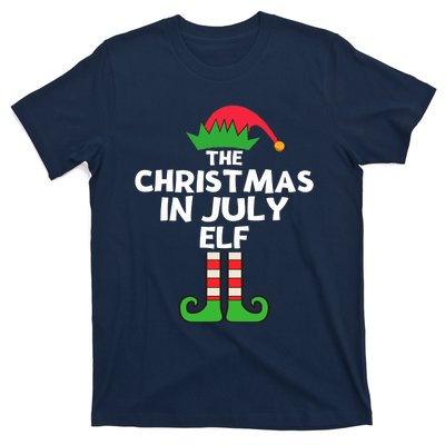 Christmas In July Elf Summer Beach Vacation Party Pajama T-Shirt