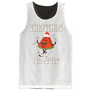 Christmas In July Retro Watermelon Mesh Reversible Basketball Jersey Tank