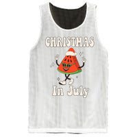 Christmas In July Retro Watermelon Mesh Reversible Basketball Jersey Tank