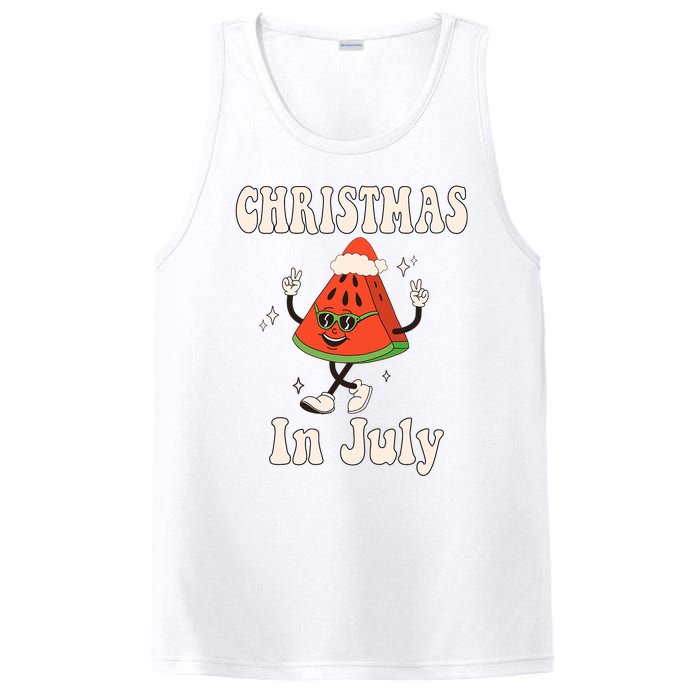 Christmas In July Retro Watermelon PosiCharge Competitor Tank