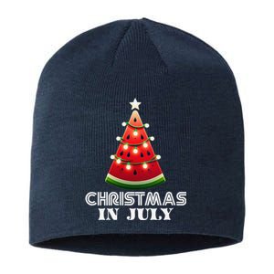 Christmas In July Watermelon Xmas Light Summer Sustainable Beanie