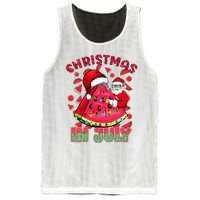 Christmas In July Watermelon Xmas Tree Summer Mesh Reversible Basketball Jersey Tank