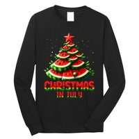 Christmas In July Watermelon Tree Summer Long Sleeve Shirt