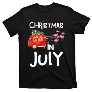 Christmas In July, Funny Summer Camper T-Shirt