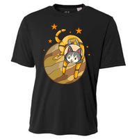 Cat In Jupiter Cooling Performance Crew T-Shirt