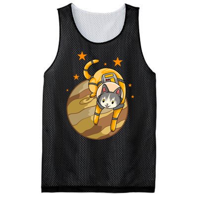 Cat In Jupiter Mesh Reversible Basketball Jersey Tank