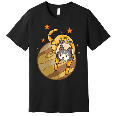 Cat In Jupiter Premium T-Shirt