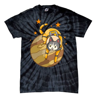 Cat In Jupiter Tie-Dye T-Shirt