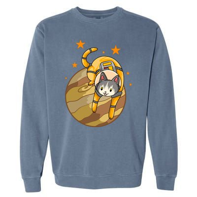 Cat In Jupiter Garment-Dyed Sweatshirt