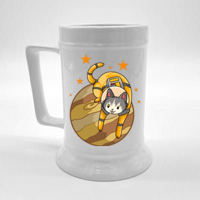 Cat In Jupiter Beer Stein