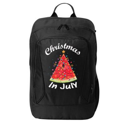 Christmas In July Summer Design Melon Christmas Tree Summer City Backpack