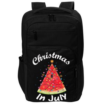 Christmas In July Summer Design Melon Christmas Tree Summer Impact Tech Backpack